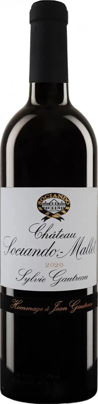 Вино Chateau Sociando-Mallet Haut-Medoc AOC, 2020, 0.75 л