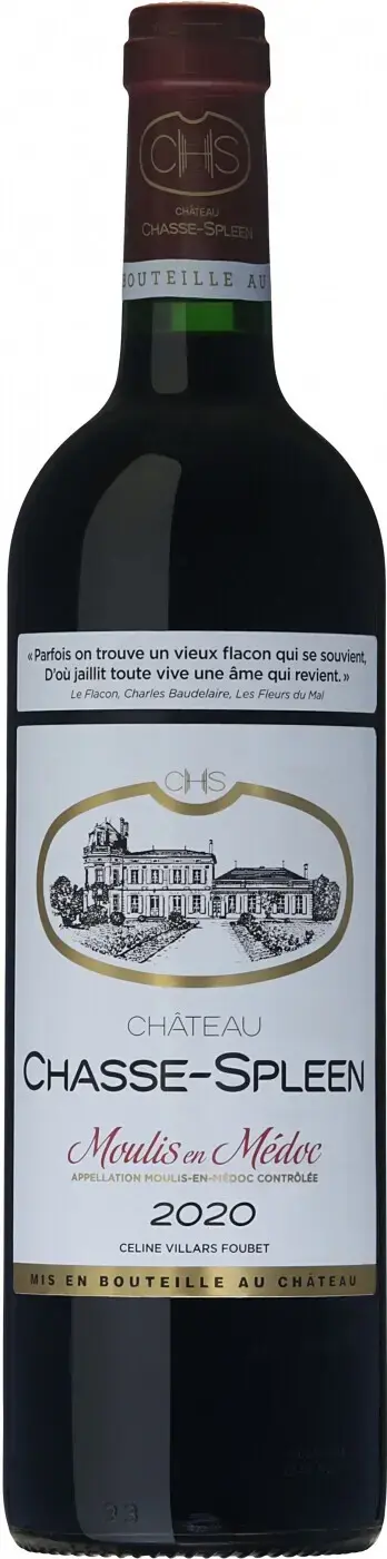 Вино Chateau Chasse-Spleen Moulis en Medoc AOC Cru Bourgeois, 2020, 0.75 л