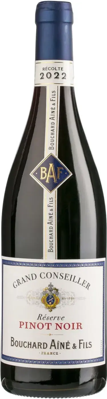 Вино Bouchard Aine & Fils Grand Conseiller Pinot Noir Reserve, 2022, 0.75 л
