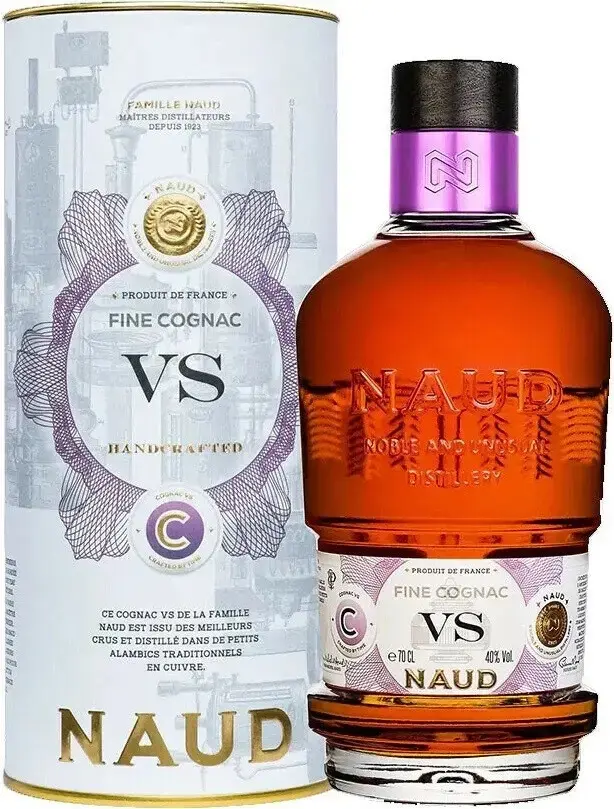 Коньяк Naud VS, gift tube, 0.7 л