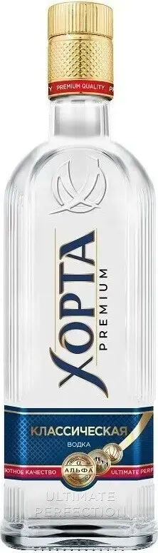 Водка КЛВЗ Кристалл Хорта Классическая, 1 л