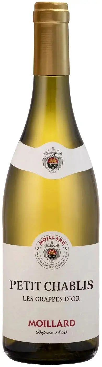 Вино Moillard Petit Chablis Les Grappes d'Or AOC, 2022, 0.75 л