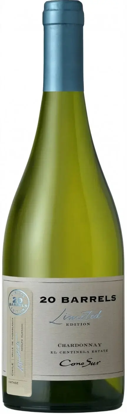 Вино Cono Sur 20 Barrels Chardonnay Limited Edition Casablanca Valley DO, 2021, 0.75 л