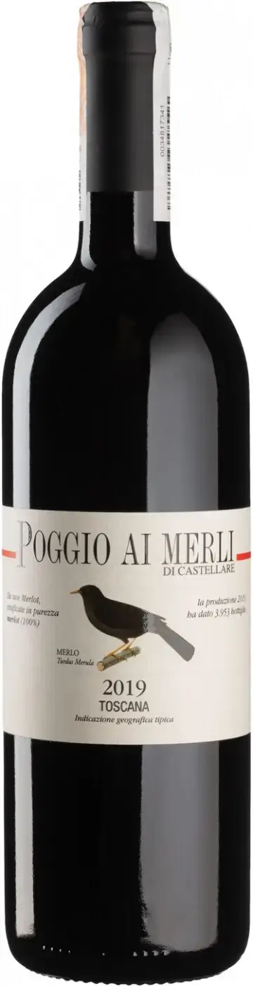 Вино Castellare di Castellina Poggio Ai Merli di Castellare, 2019, 0.75 л