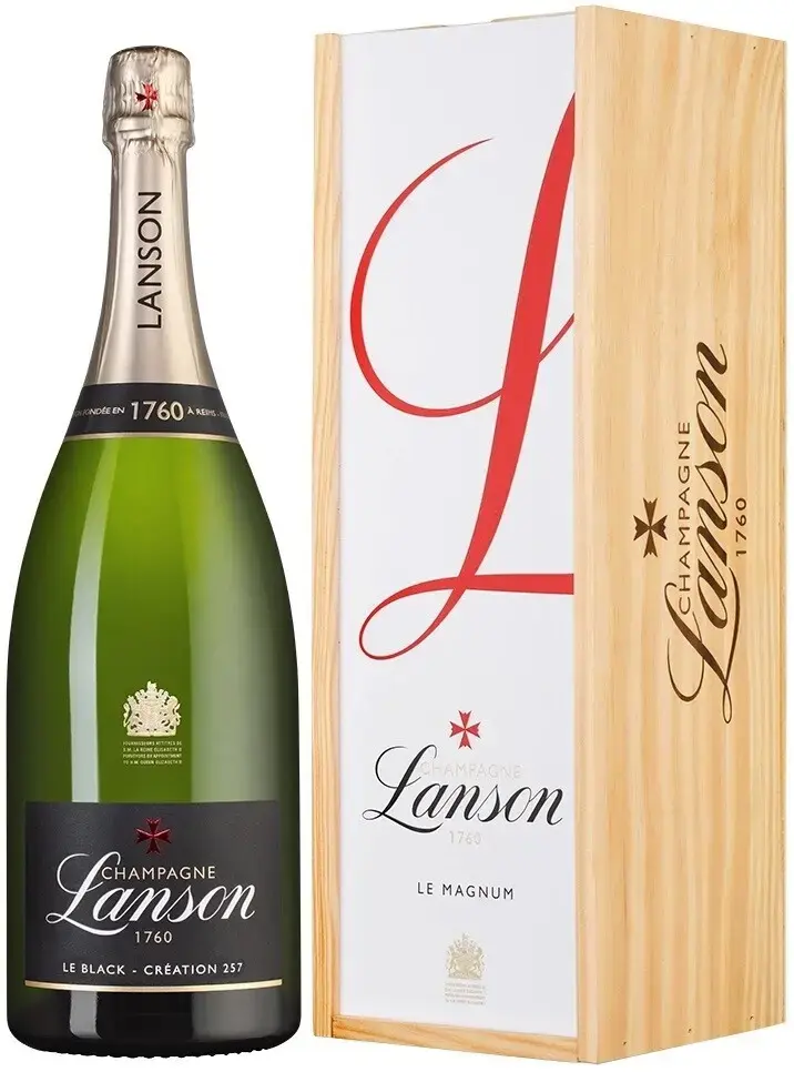 Шампанское Lanson Le Black Creation 257 Brut, wooden box, 2018, 6 л