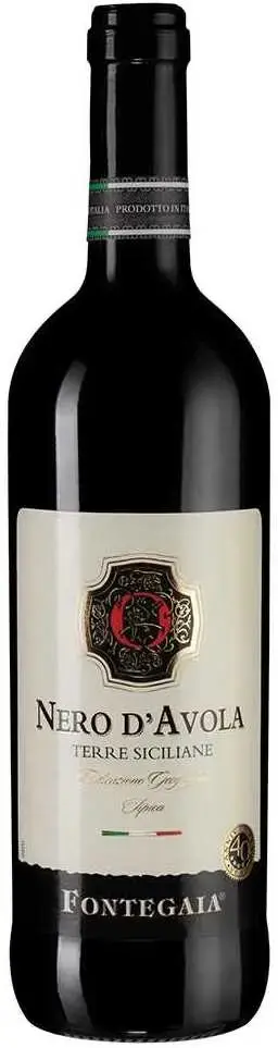 Вино Fontegaia Nero d'Avola IGT, 2022, 0.75 л