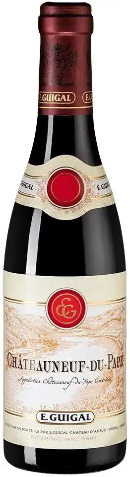Вино E. Guigal Chateauneuf-du-Pape Rouge, 2018, 0.375 л