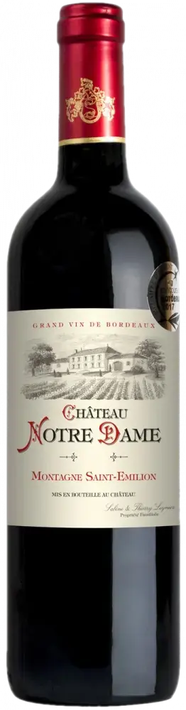 Вино Chateau Notre Dame Cuvee du Moulin Montagne Saint Emilion AOC, 2018, 0.75 л