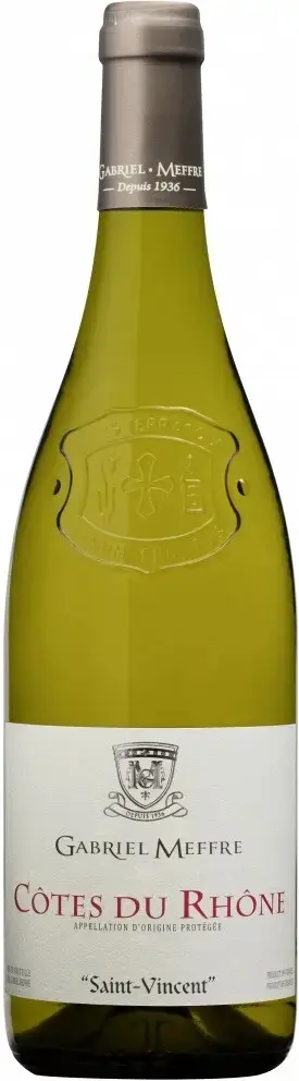 Вино Gabriel Meffre Saint-Vincent Blanc Cotes du Rhone АОP, 2021, 0.75 л