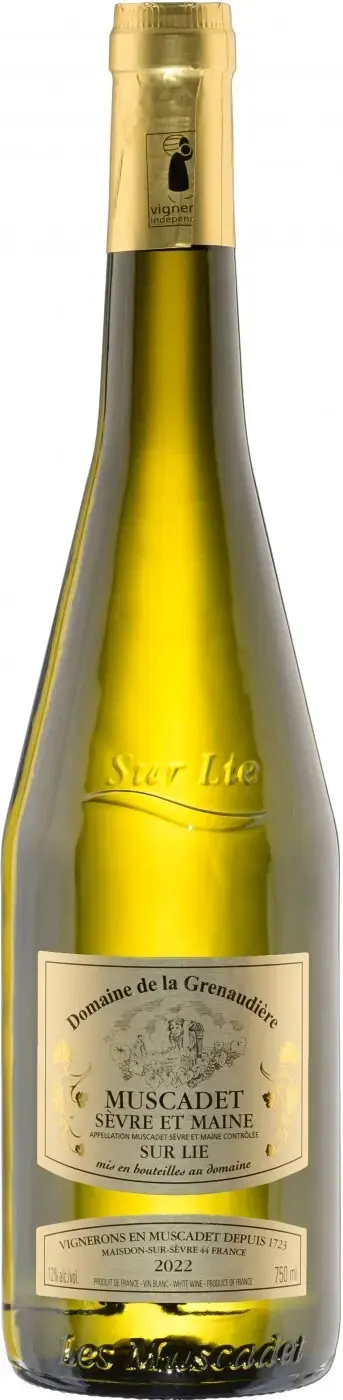 Вино Domaine de la Grenaudiere Muscadet Sevre et Maine AOC Sur Lie, 2022, 0.75 л