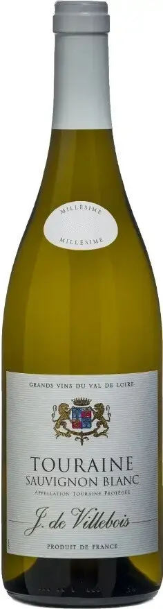 Вино J. de Villebois, Touraine Sauvignon Blanc AOC, 0.75 л