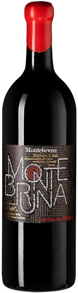 Вино Montebruna Barbera d'Asti DOCG, 2019, 3 л