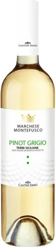 Вино Marchese Montefusco Pinot Grigio Terre Siciliane IGP 2022 0.75 л