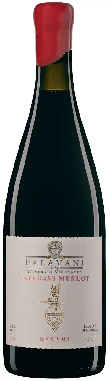 Вино Palavani, Saperavi Merlot Qvevri, 0.75 л
