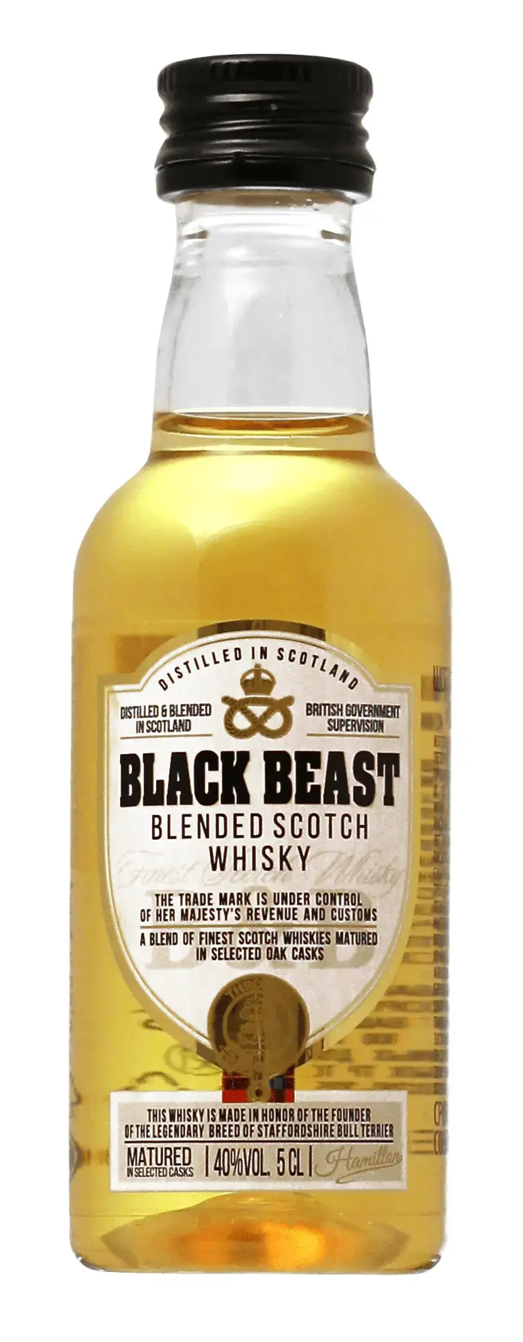 Виски Black Beast Blended Scotch Whisky 0.05 л 