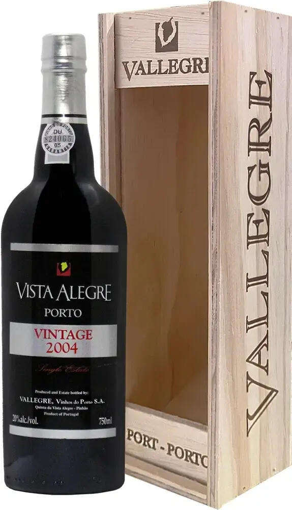 Портвейн Vista Alegre Vintage Port, wooden box, 2004, 0.75 л