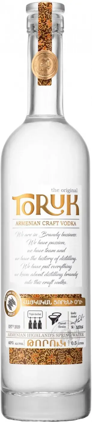 Водка Toruk Craft, 0.75 л