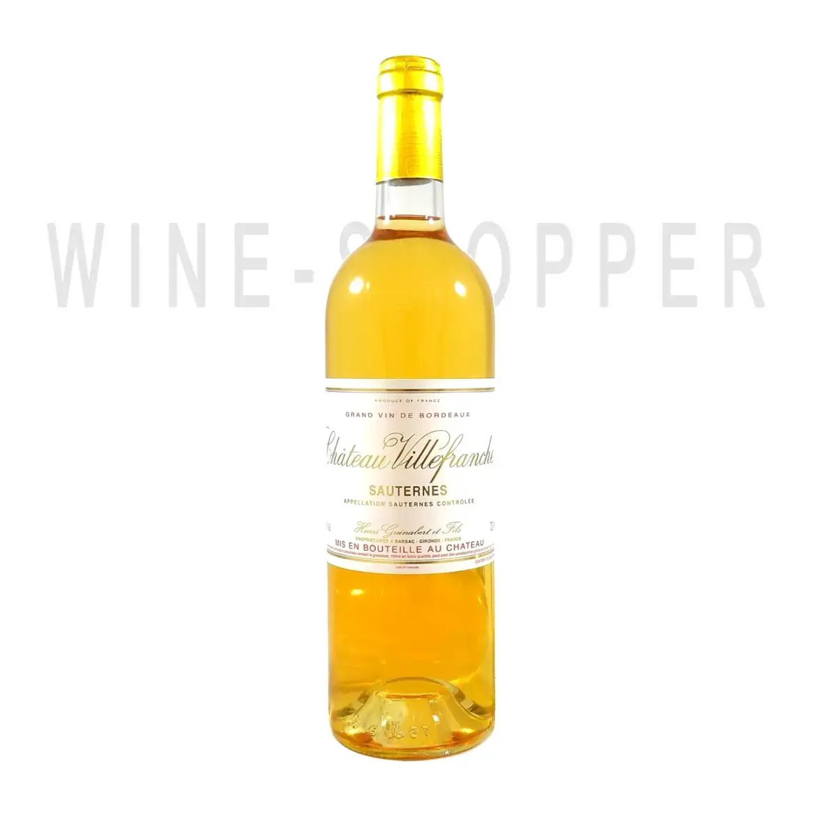 Вино Chateau Villefranche Sauternes AOC 2019 0.75 л