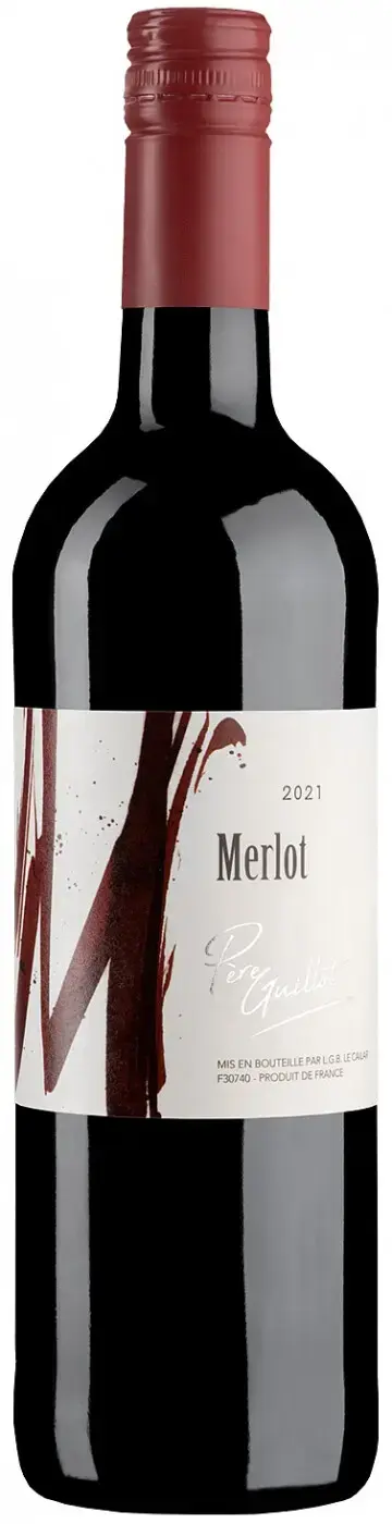 Вино Pere Guillot Merlot, 2021, 0.75 л
