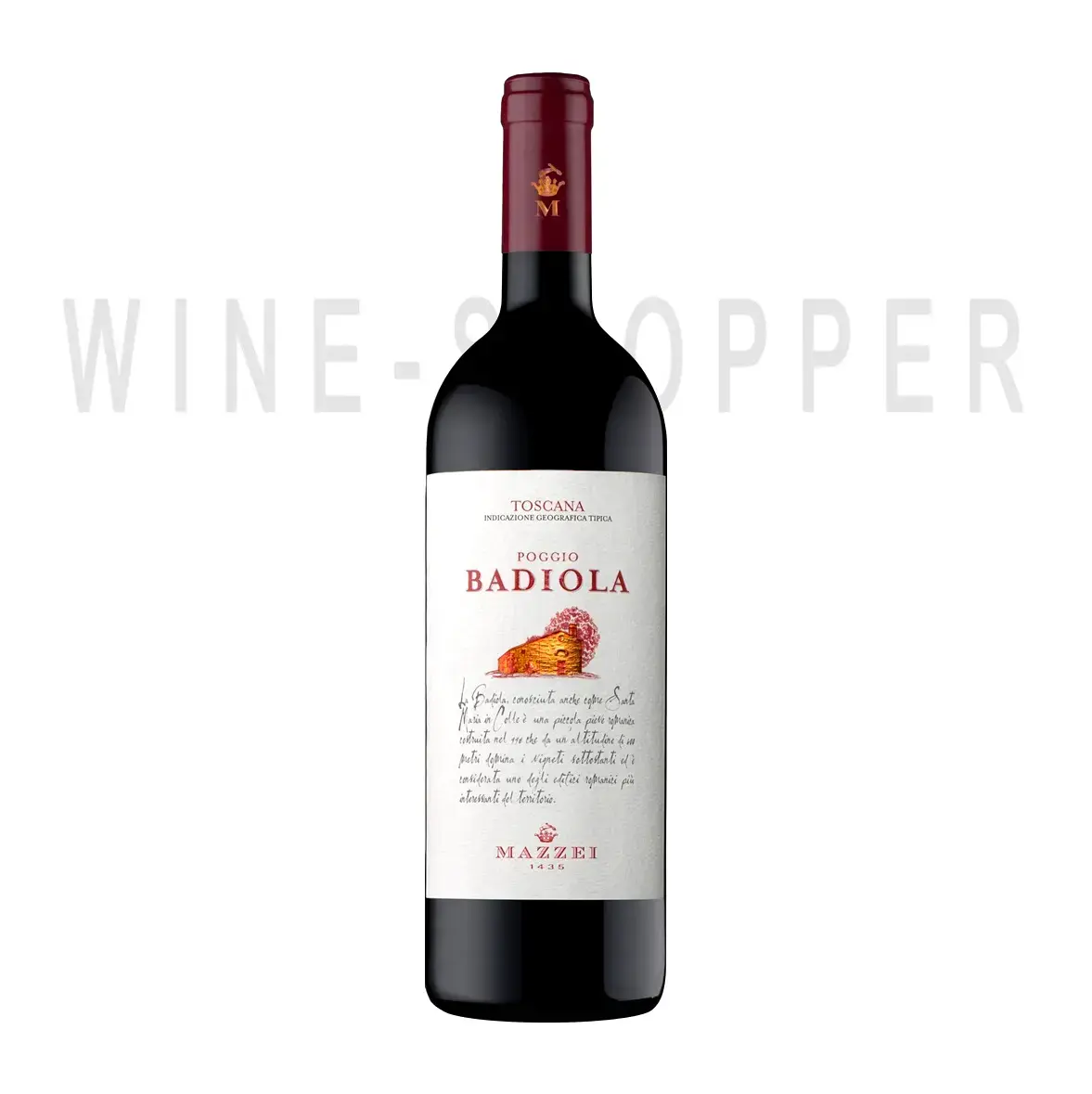 Вино Fonterutoli Poggio Badiola Toscana IGT 2020 0.75 л