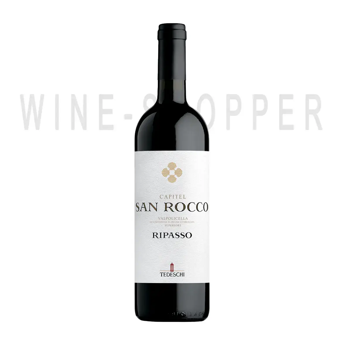 Вино Tedeschi Capitel San Rocco Valpolicella Ripasso DOC Superiore 2019 0.75 л