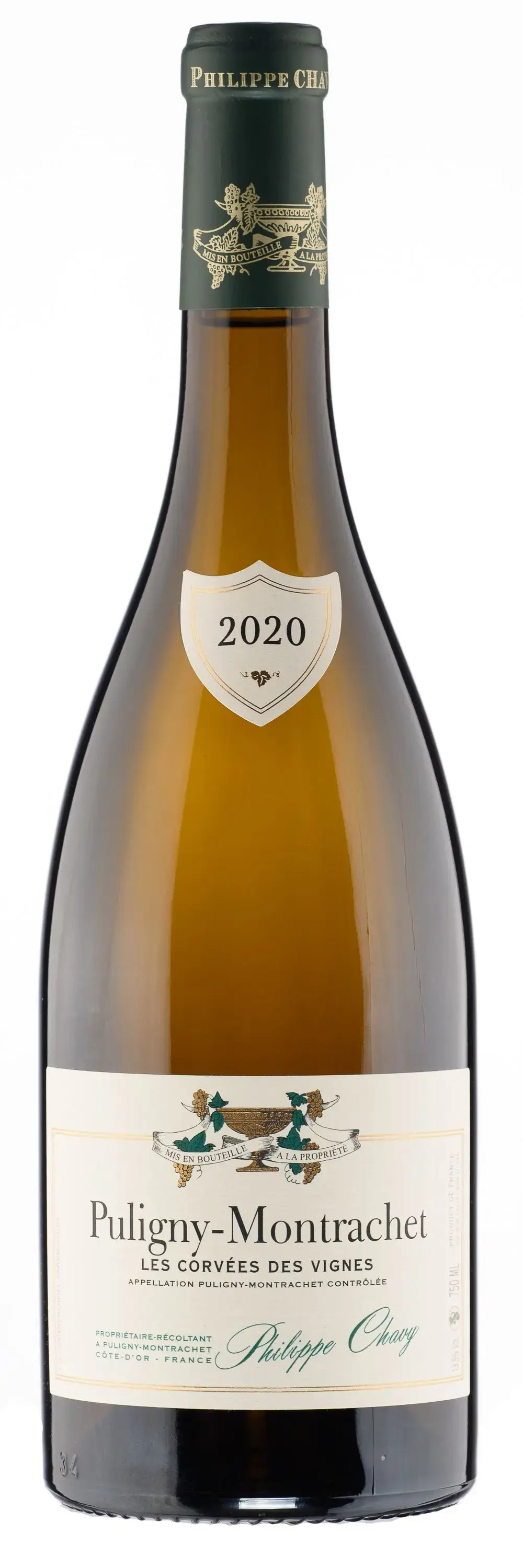 Вино Philippe Chavy Puligny-Montrachet Les Corvees des Vignes 2020 1.5 л