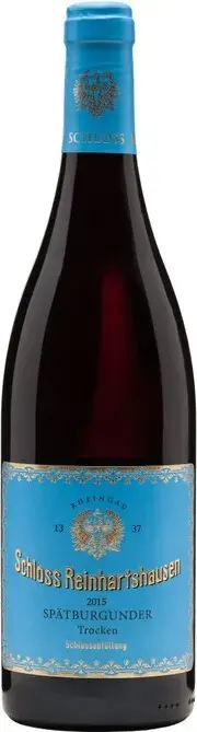 Вино Schloss Reinhartshausen, Spatburgunder Trocken, Rheingau QbA, 2015, 0.75 л