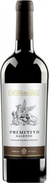 Вино Cantina della Valle, Primitivo, Salento IGT, 0.75 л