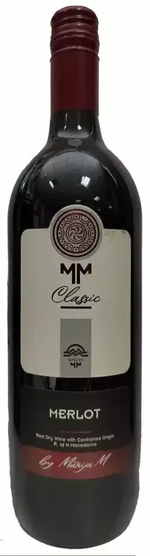 Вино ММ Classic Merlot, 1 л