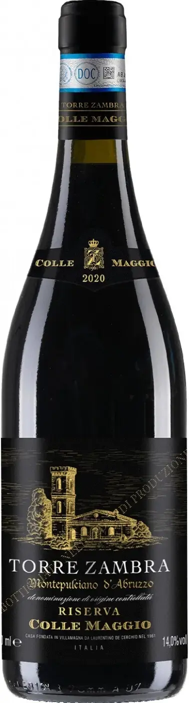 Вино Torre Zambra Colle Maggio Montepulciano d'Abruzzo DOC Riserva, 2020, 0.75 л
