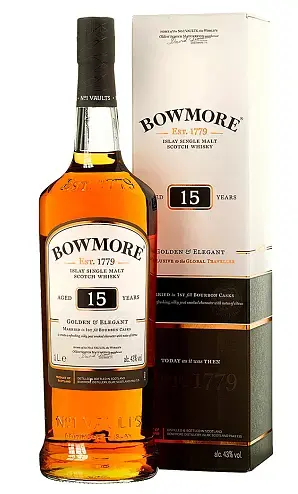 Виски Bowmore 15 Years Old, gift box, 1 л