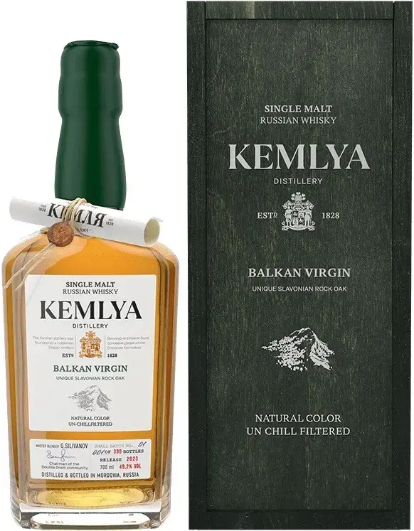 Виски Kemlya  Balkan Virgin, gift  box, 0.7 л