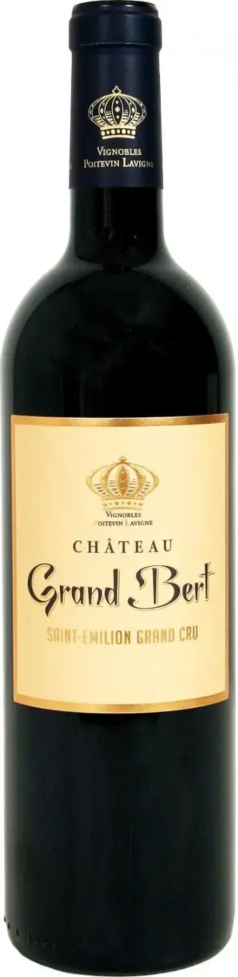 Вино Chateau Grand Bert Saint-Emilion Grand Cru AOC, 2020, 0.75 л