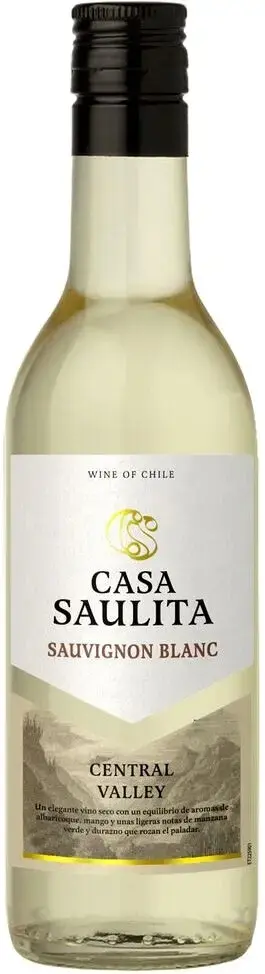 Вино Casa Saulita Sauvignon Blanc, 0.187 л