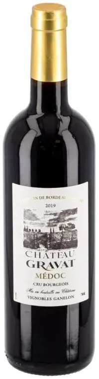 Вино Chateau Gravat, Medoc AOC Cru Bourgeois, 2019, 0.75 л