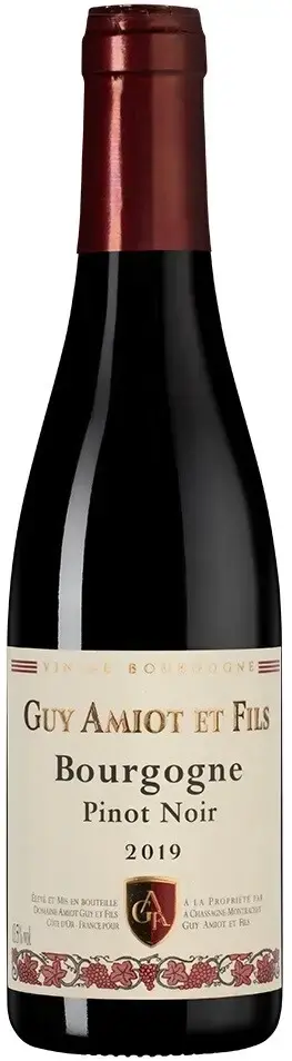 Вино Domaine Guy Amiot et Fils Bourgogne Pinot Noir AOC, 2019,  0.375 л