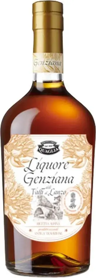 Ликер Antica Distilleria Quaglia Genziana delle Valli di Lanzo, 0.7 л