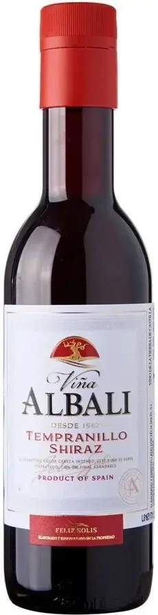 Вино Vina Albali Tempranillo Shiraz Valdepenas DO, 0.187 л
