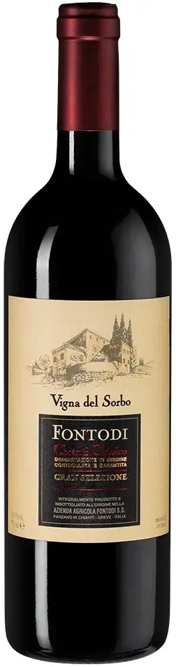 Вино Fontodi Vigna del Sorbo Chianti Classico Gran Selezione DOCG, 2020, 0.75 л
