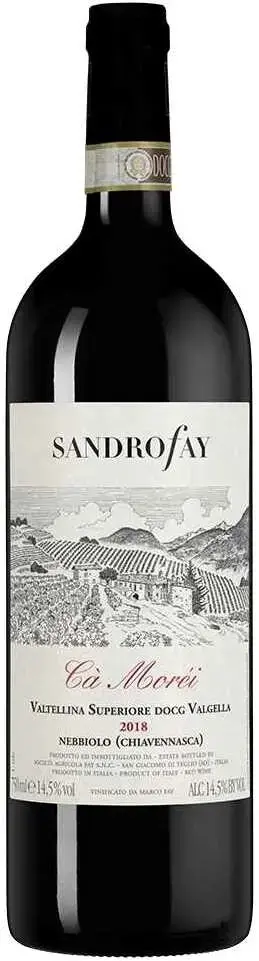 Вино Sandro Fay Ca Morei Valtellina Superiore DOCG Valgella, 2018, 0.75 л