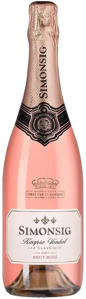 Игристое вино Simonsig Kaapse Vonkel Brut Rose, 2022, 0.75 л