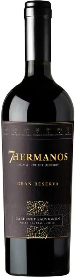 Вино 7 Hermanos Cabenet Sauvignon Gran Reserva, 2018, 0.75 л