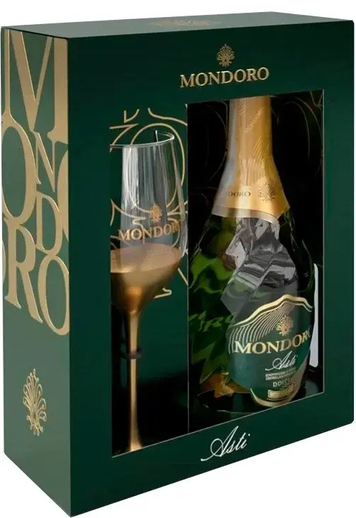  Mondoro Asti DOCG, gift box with glass, 0.75 л