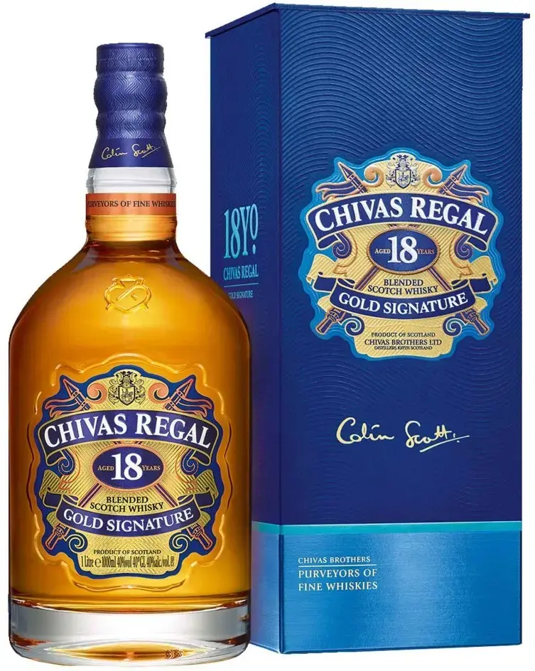 Виски Chivas Regal 18 years old, gift box, 1 л