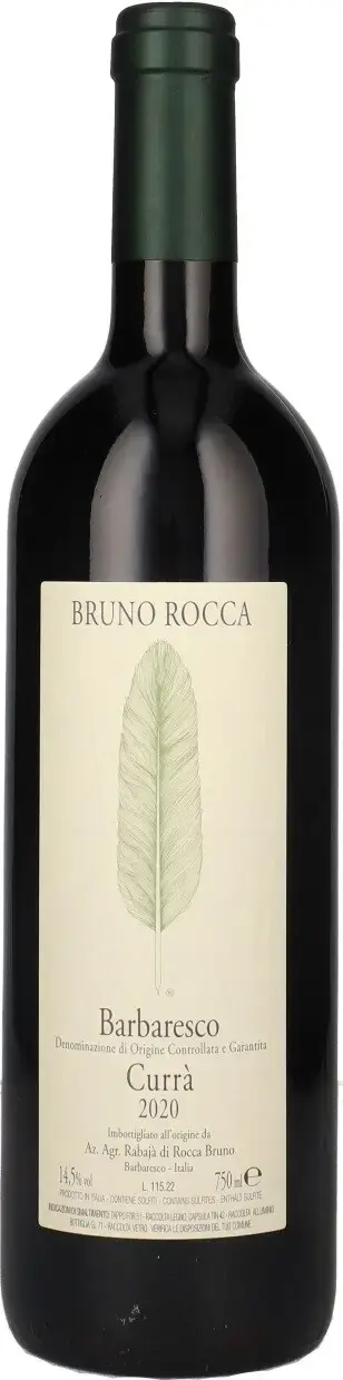 Вино Rabaja di Bruno Rocca Barbaresco Curra DOCG, 2020, 0.75 л