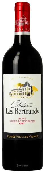 Вино Chateau Les Bertrands Cuvee Vieilles Vignes, 2020, 0.75 л