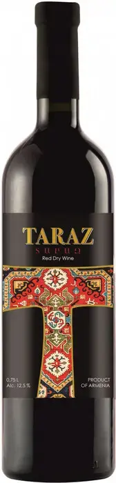 Вино Taraz Red Dry, 2020, 0.75 л