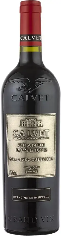 Вино Calvet Grande Reserve Bordeaux Superieur АОP, 2021, 0.75 л