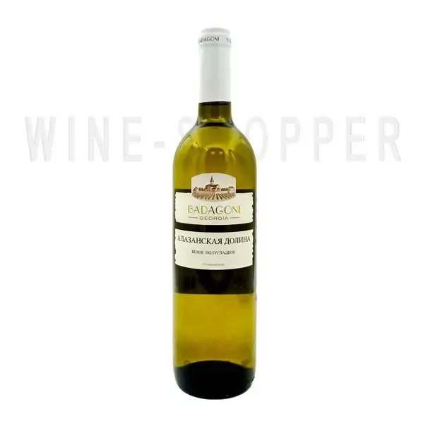Вино Badagoni Alazani Valley Semi-Sweet White 0.75 л