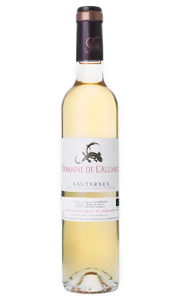 Вино Domaine De L Alliance Sauternes 2020 0.5 л